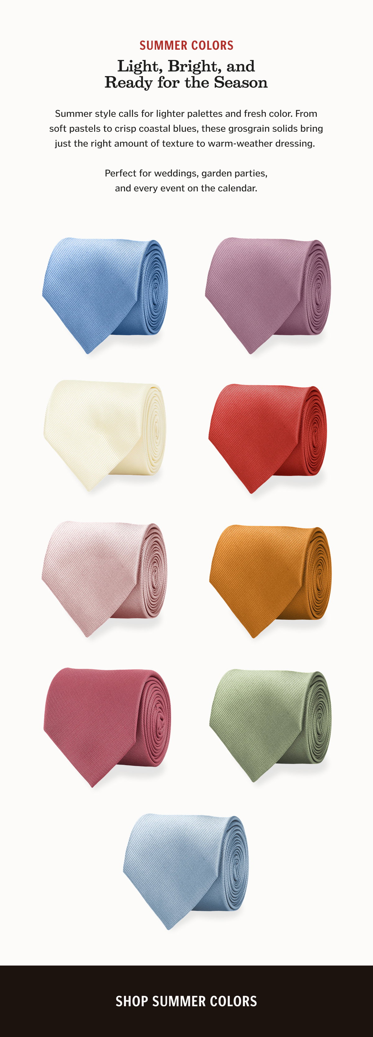 Shop Summer Colors