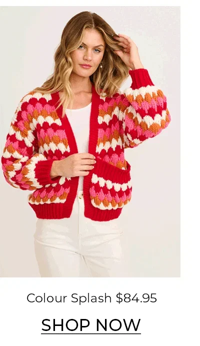 Colour Splash Cardigan