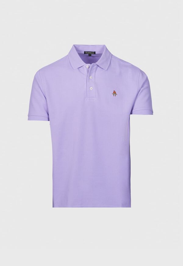 Image of COTTON PIQUE LOGO POLO