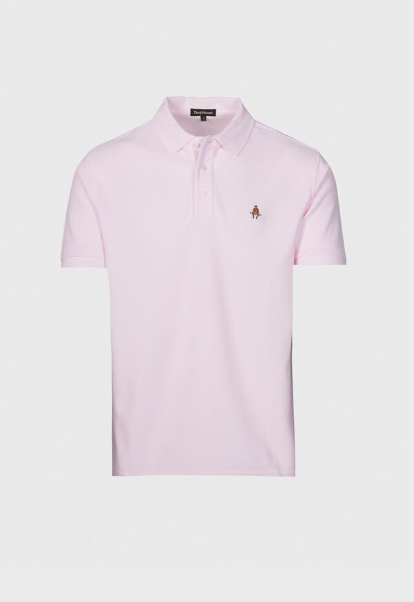 Image of COTTON PIQUE LOGO POLO