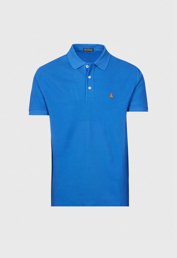 Image of COTTON PIQUE LOGO POLO
