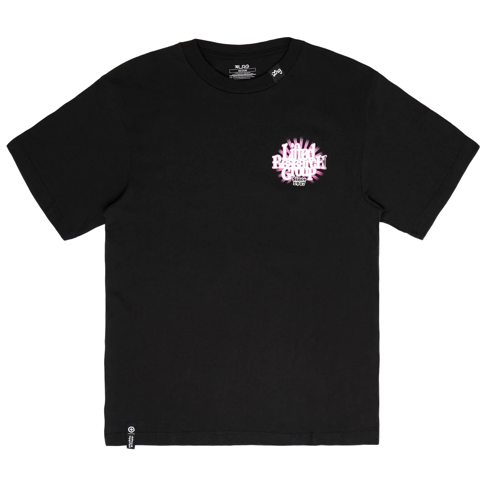 Image of PINK ROOTS TEE - Black