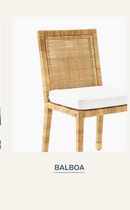 Balboa Rattan Side Chair - Natural