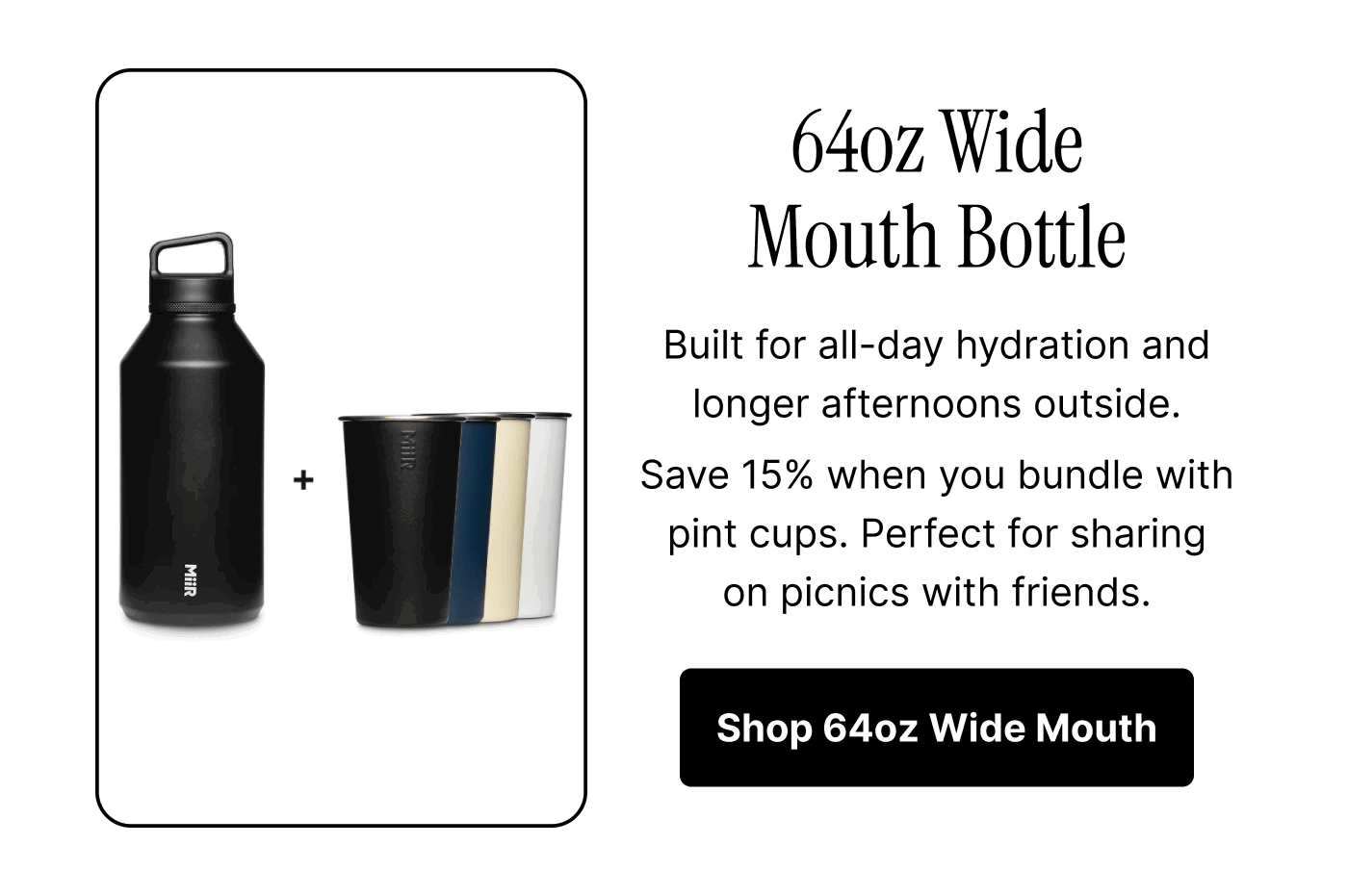 Shop 64oz Wide Mouth Bottle