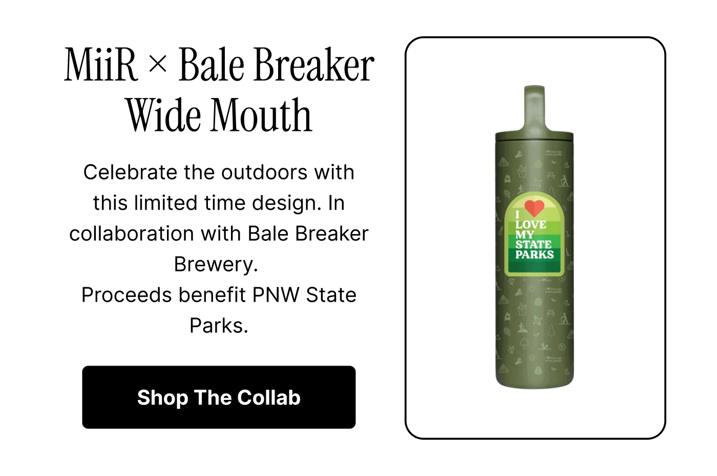 Shop the MiiR × Bale Breaker Wide Mouth