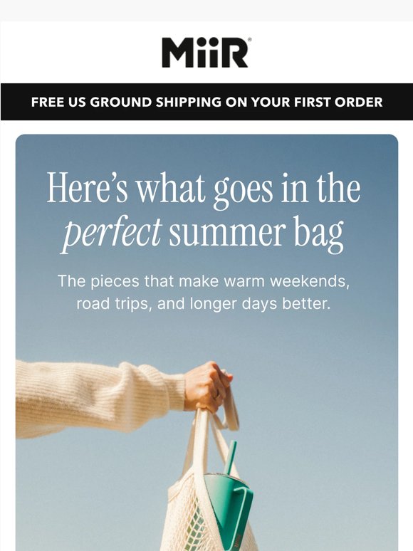 What goes in the perfect summer bag
