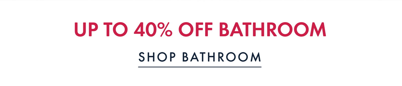 Bathroom Sale