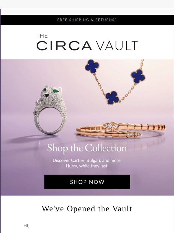 Shop Cartier, Bulgari
