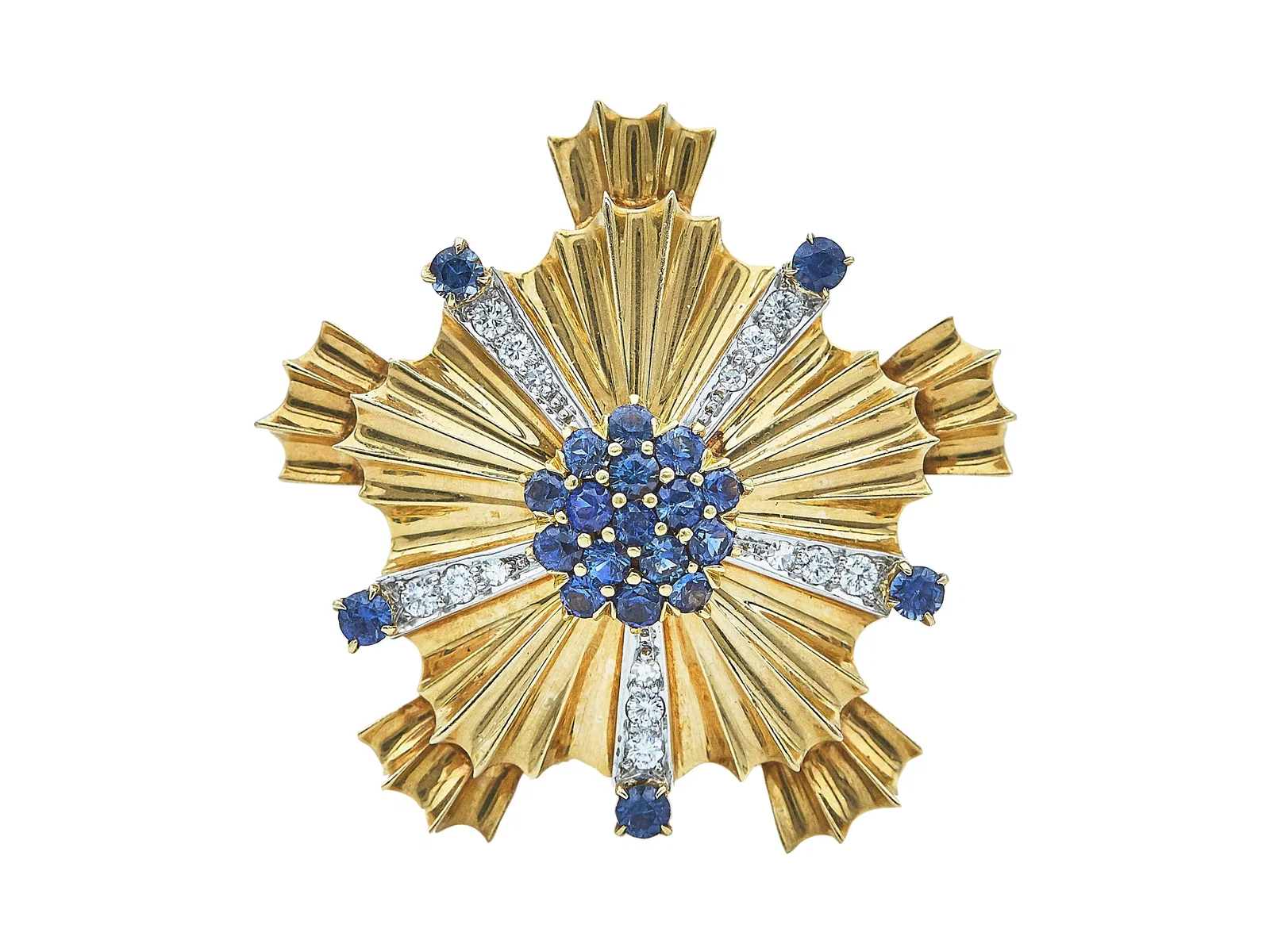 Image of Tiffany & Co. Retro Starburst Brooch