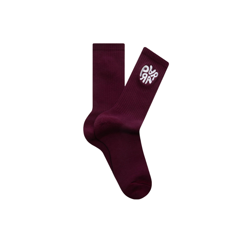 1976 Logo Crew Socks - Purple