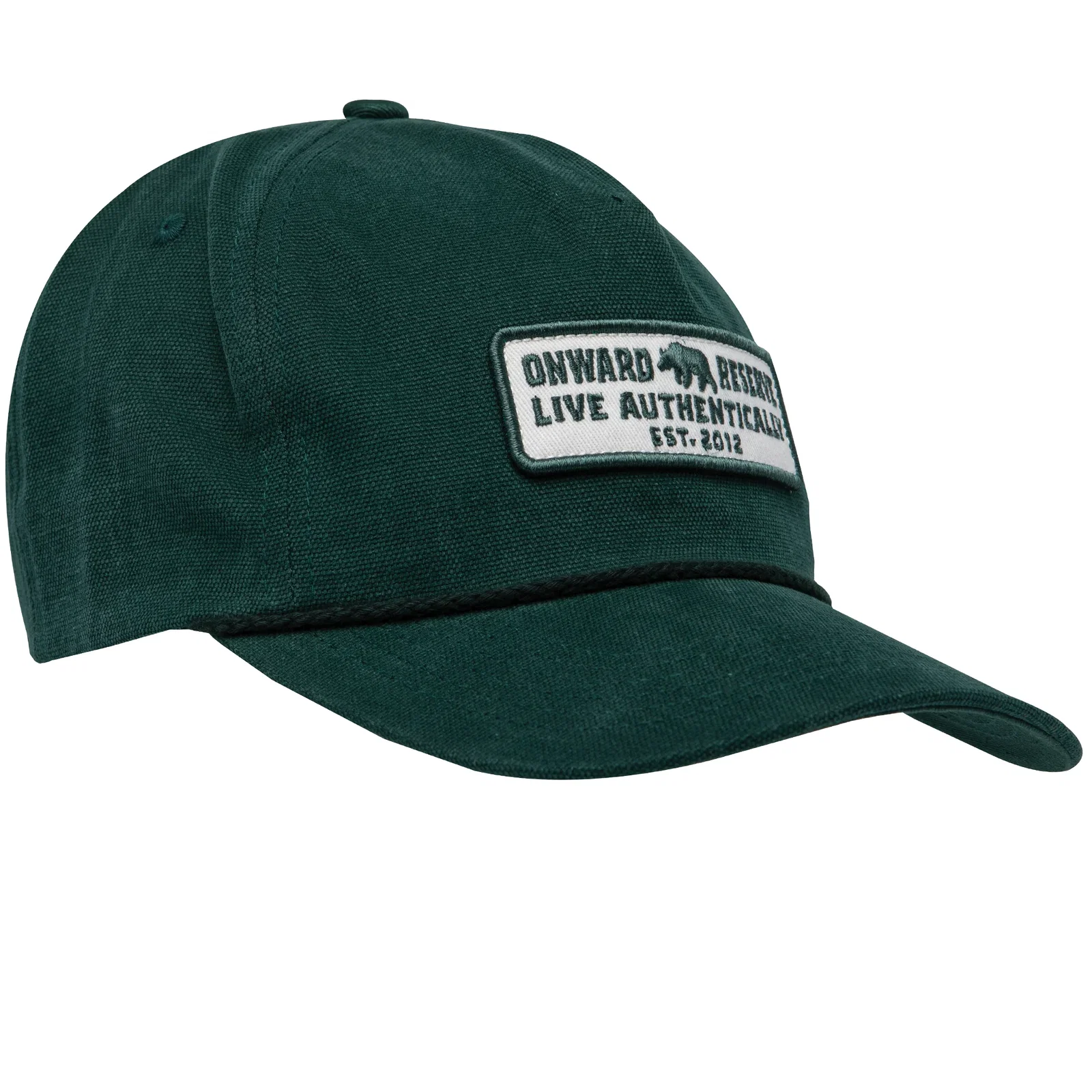 Image of Live Authentically Oxford Rope Hat - Duck Green