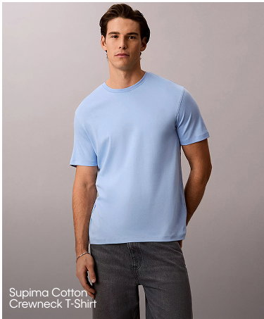 Supima Cotton Crewneck T-Shirt