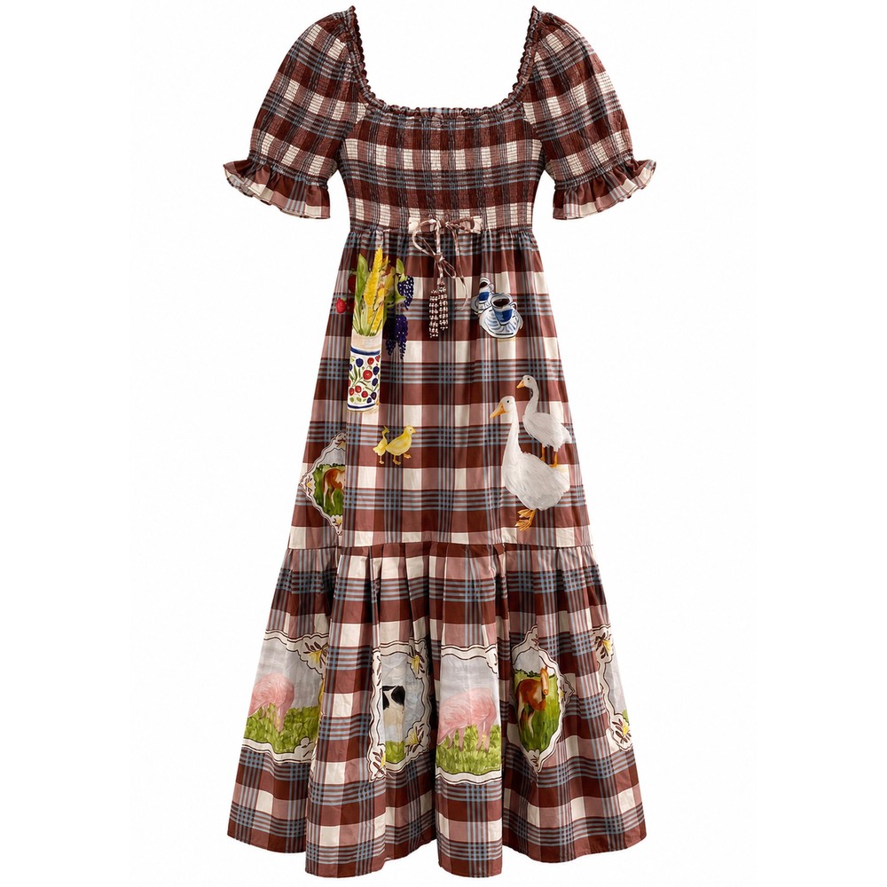 Image of Country Tartan Maxi Dress - Country Tartan