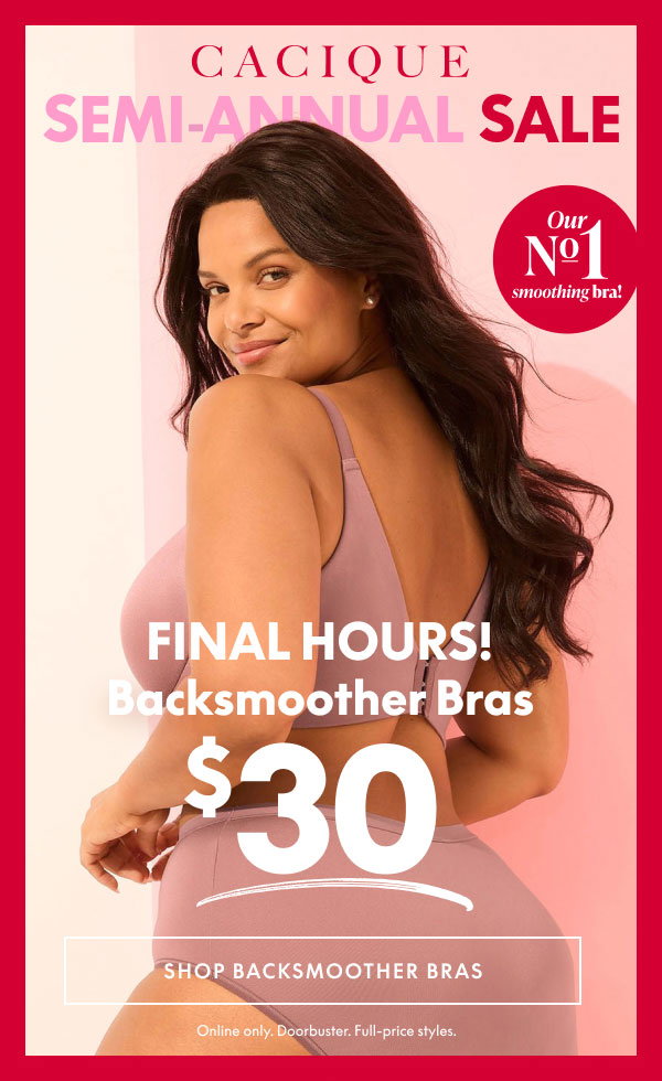 Backsmoother Bras $30