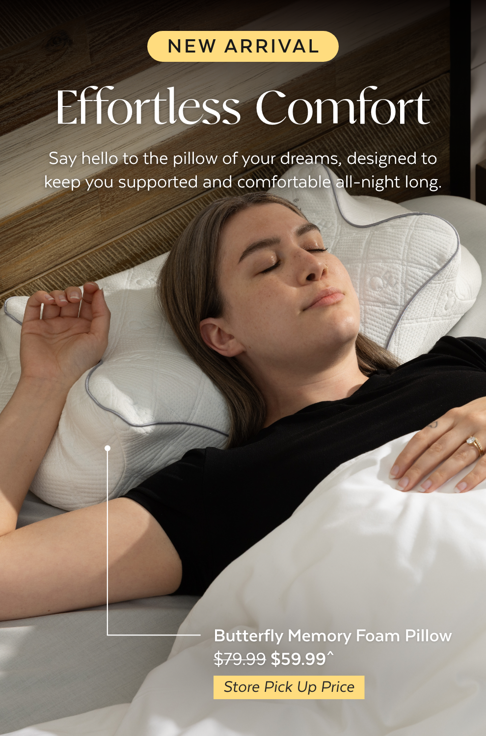 Say hello to the pillow of your dreams, designed to keep you supported and comfortable all-night long.