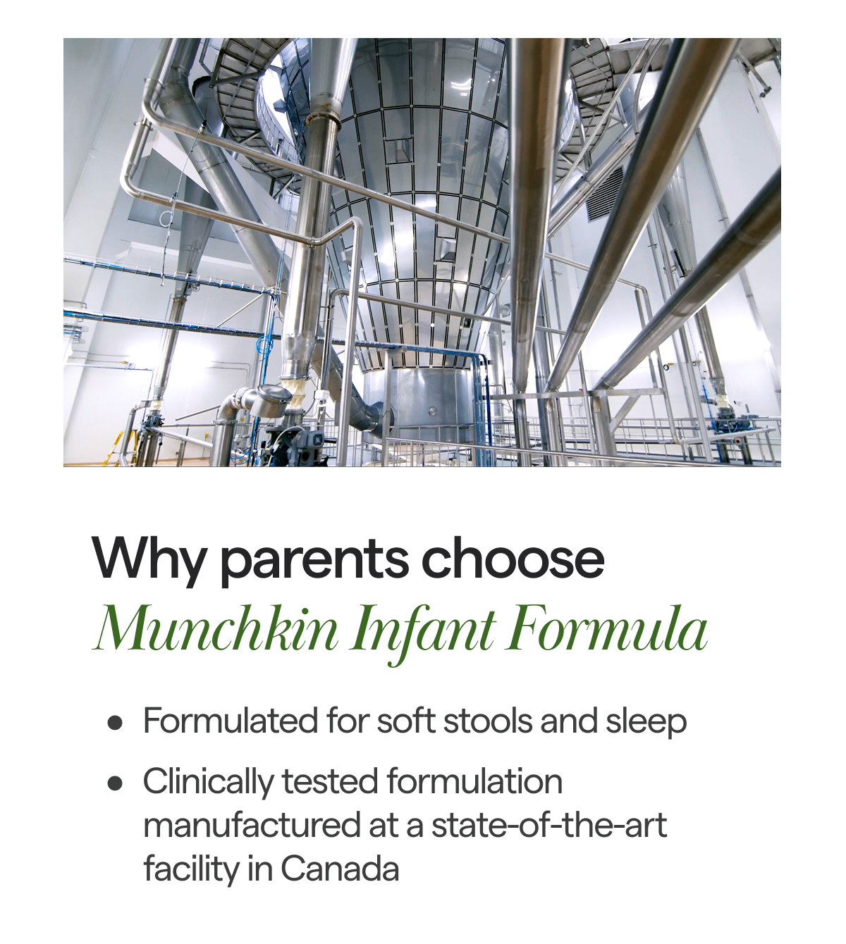 Why parents choose Munchkin Infant Formula 
