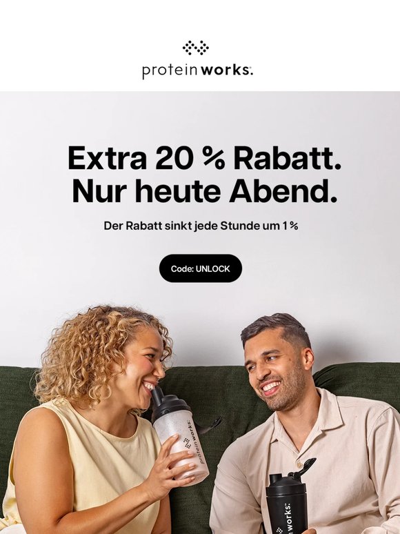 📣 JETZT LIVE: Extra 20% Rabatt + Gratisgeschenk + Gratisversand