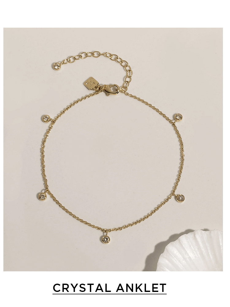 CRYSTAL ANKLET