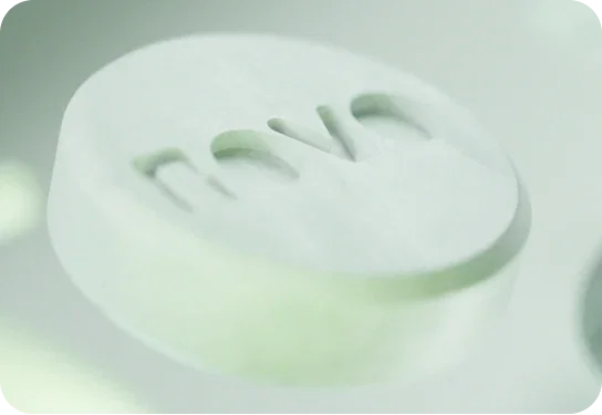 Image of white Wegovy pill with 