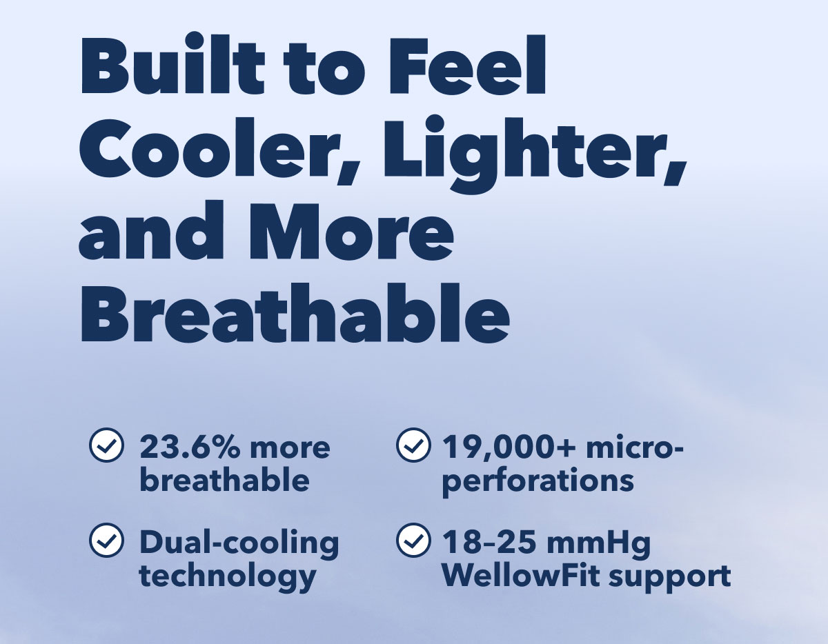 Built to Feel Cooler, Lighter, and More Breathable
