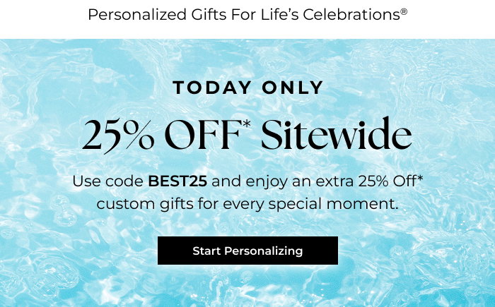 Our Best Coupon! 25% Off Today Only 