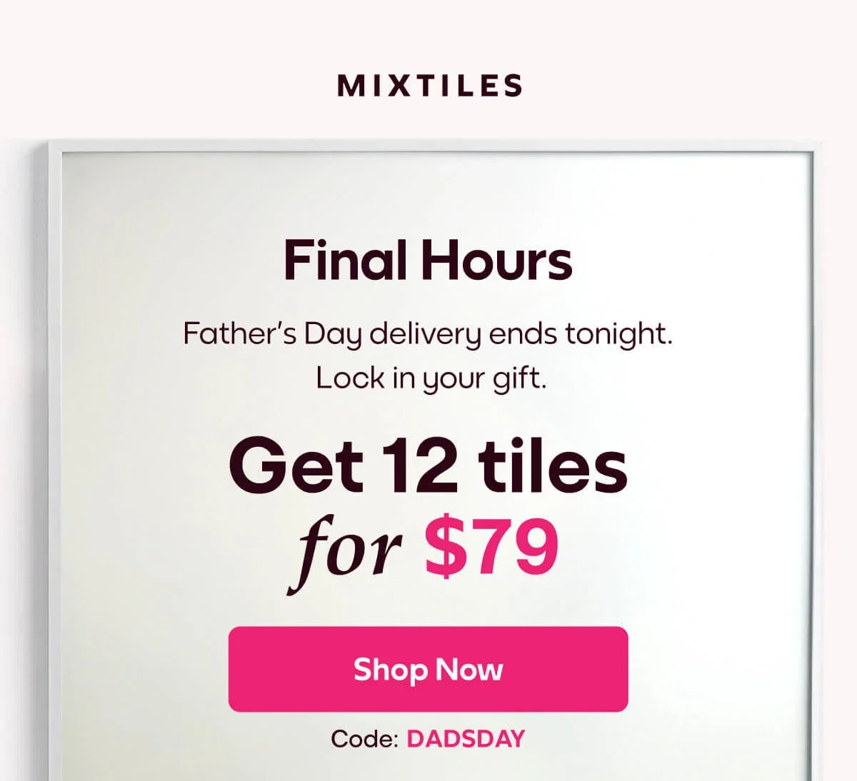 [MIXTILES] The perfect gift is already on your phone. | ORDER NOW