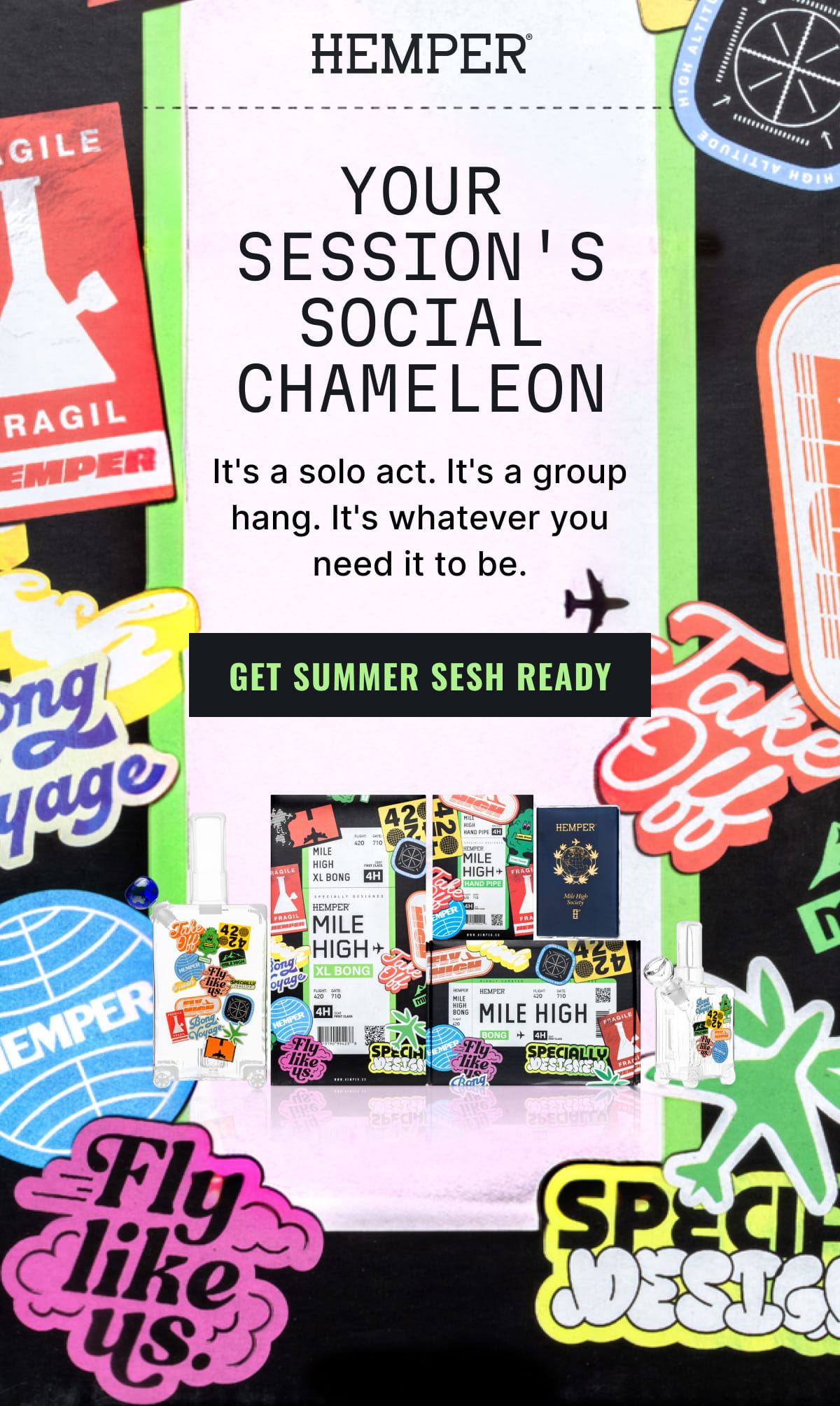 Your Session's Social Chameleon | Get Summer Sesh Ready