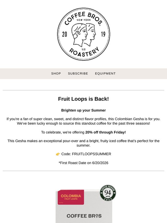 Fruit Loops is Back!