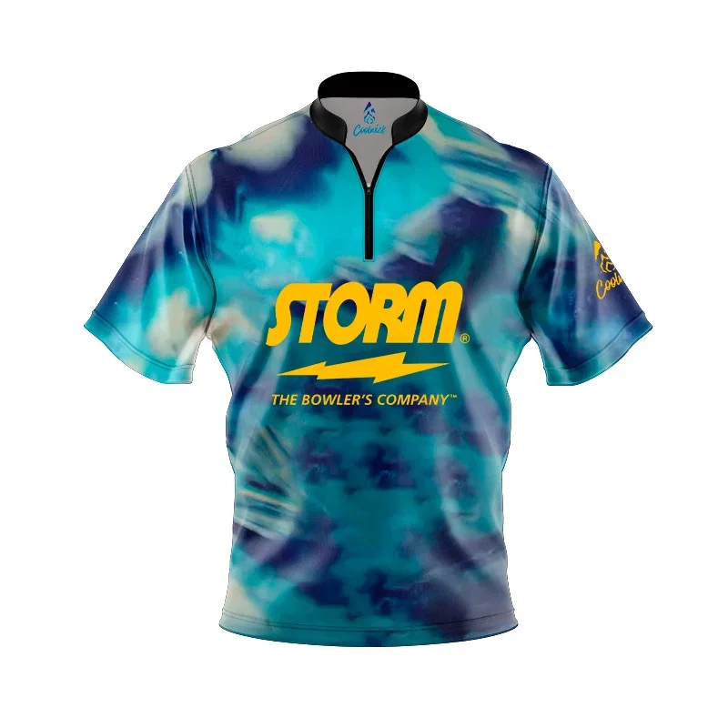 Image of Storm Ion Max Pearl Quick Ship CoolWick Sash Zip Bowling Jersey