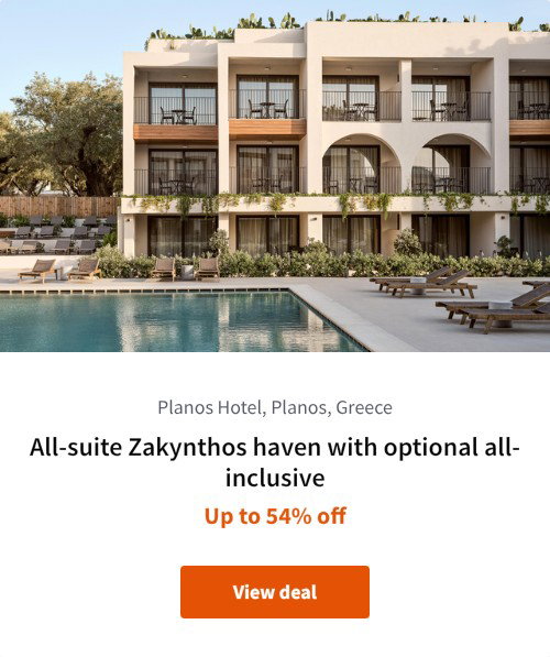 All-suite Zakynthos haven with optional all-inclusive