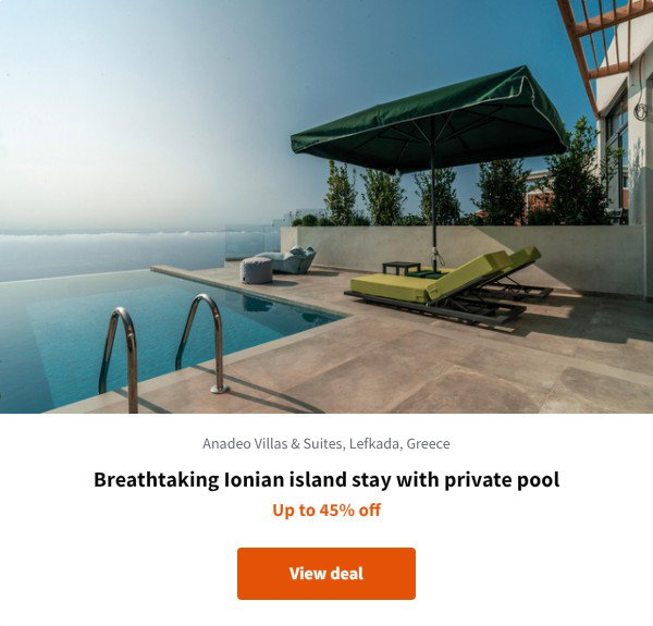 Breathtaking Ionian island stay with private pool