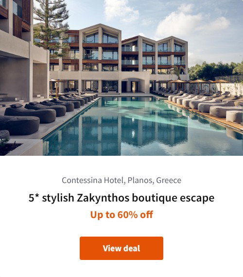 5* stylish Zakynthos boutique escape