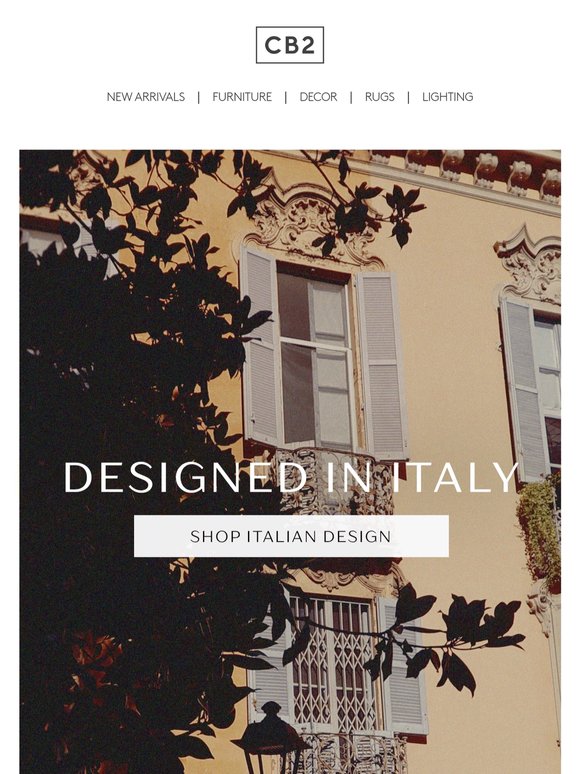 For the Italian design enthusiast