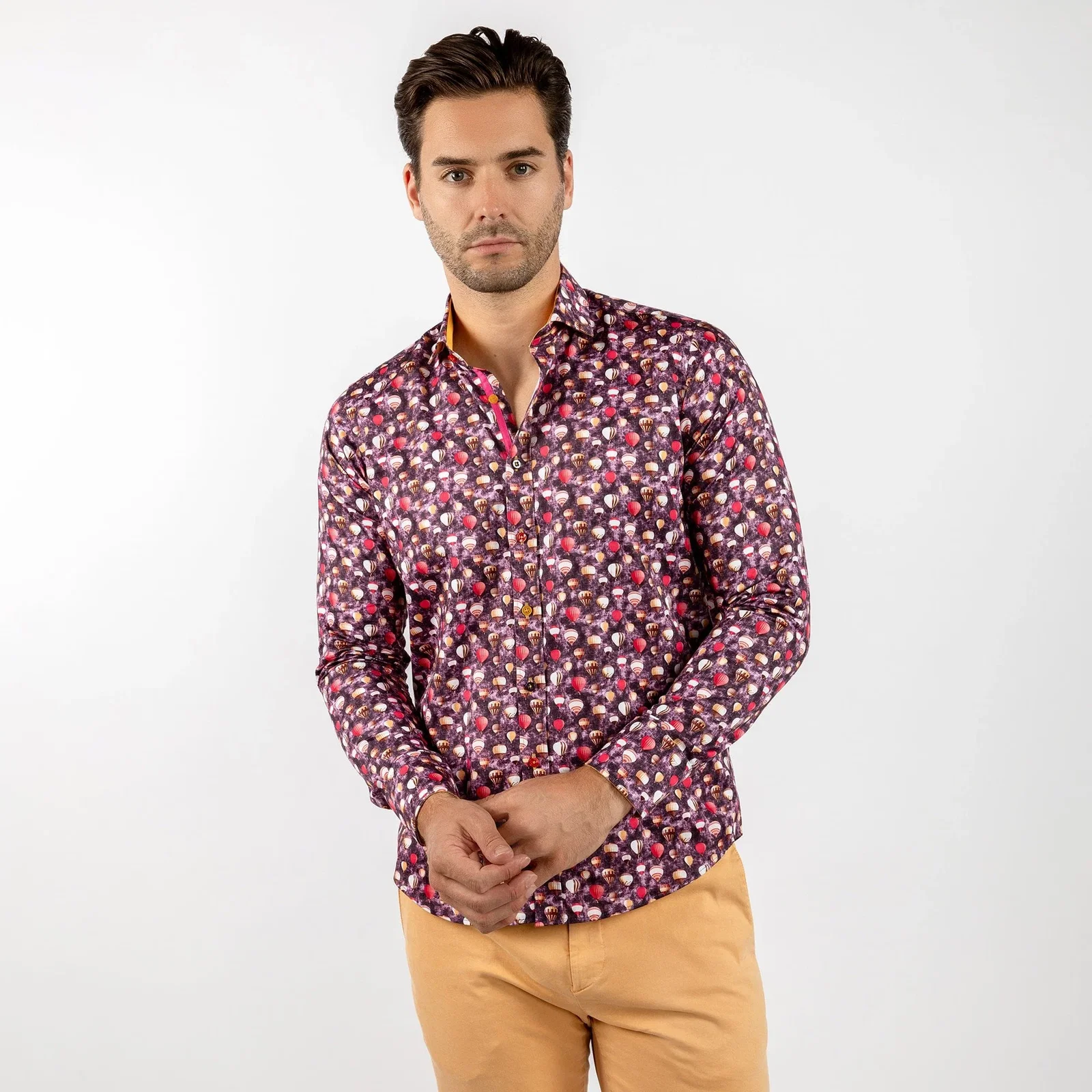Image of CAPPADOCIA FLOATING HOT AIR BALLOONS PRINT SHIRT