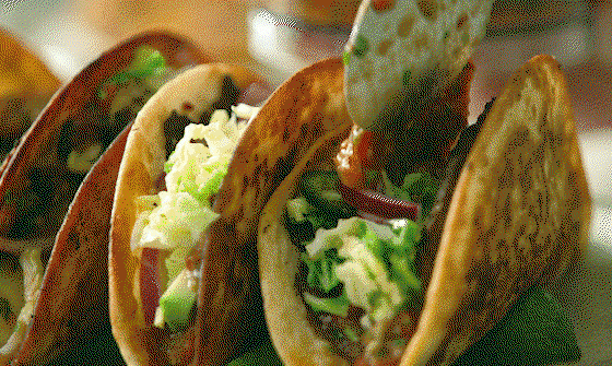Beef smash tacos