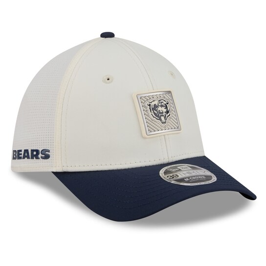 Men's New Era  Cream/Navy Chicago Bears 2026 NFL Training Camp 39THIRTY Flex Hat