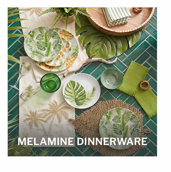 Melamine dinnerware