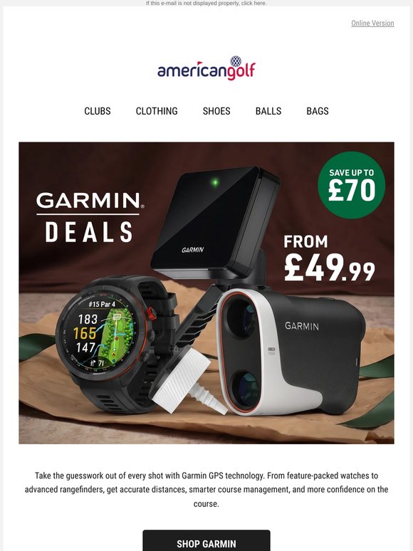 ⌚NEW Deals - Up to £70 off Garmin GPS