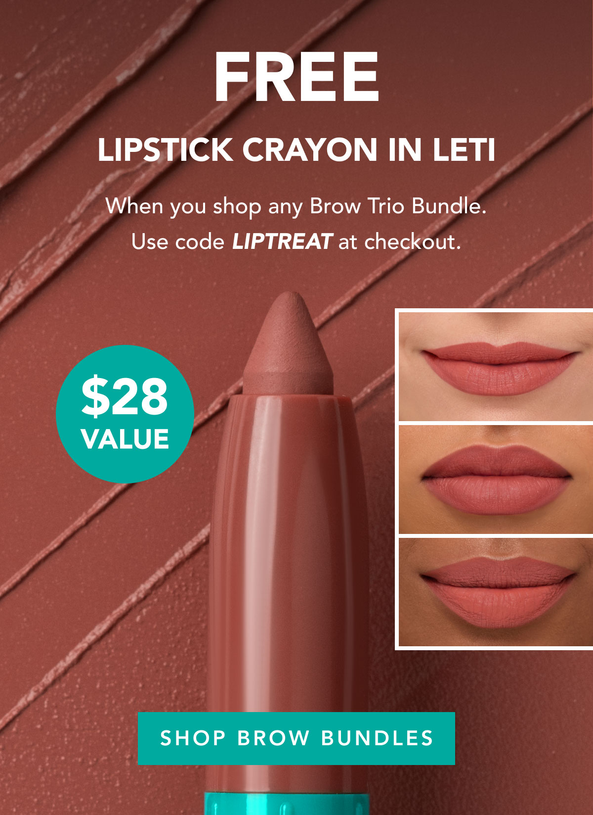 Free Lipstick crayon in Leti