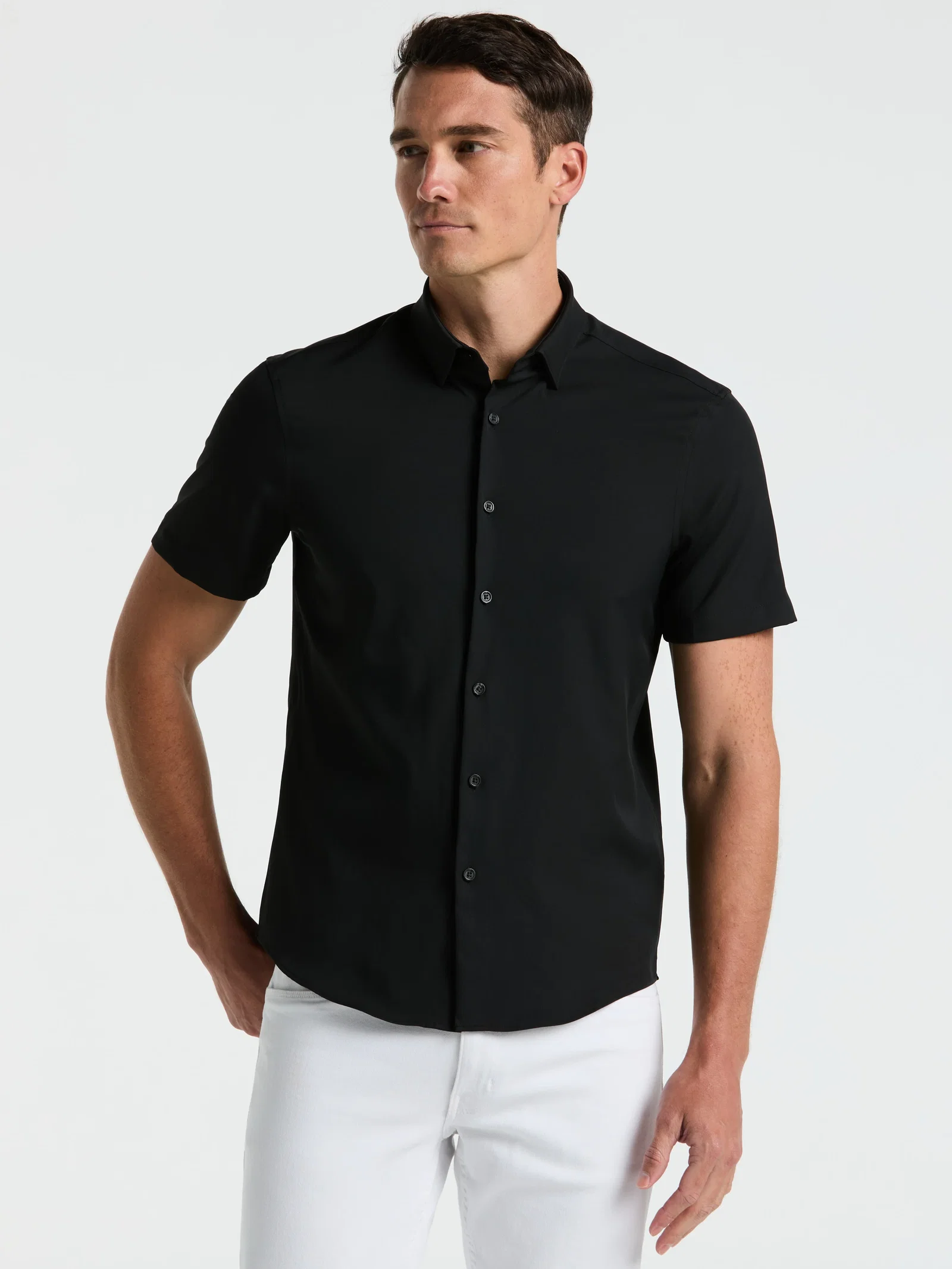 Total Stretch Twill Solid Shirt Total Stretch Twill Solid Shirt