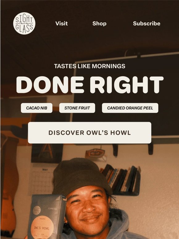 Here’s why Owl’s Howl is Sightglass’s daily espresso