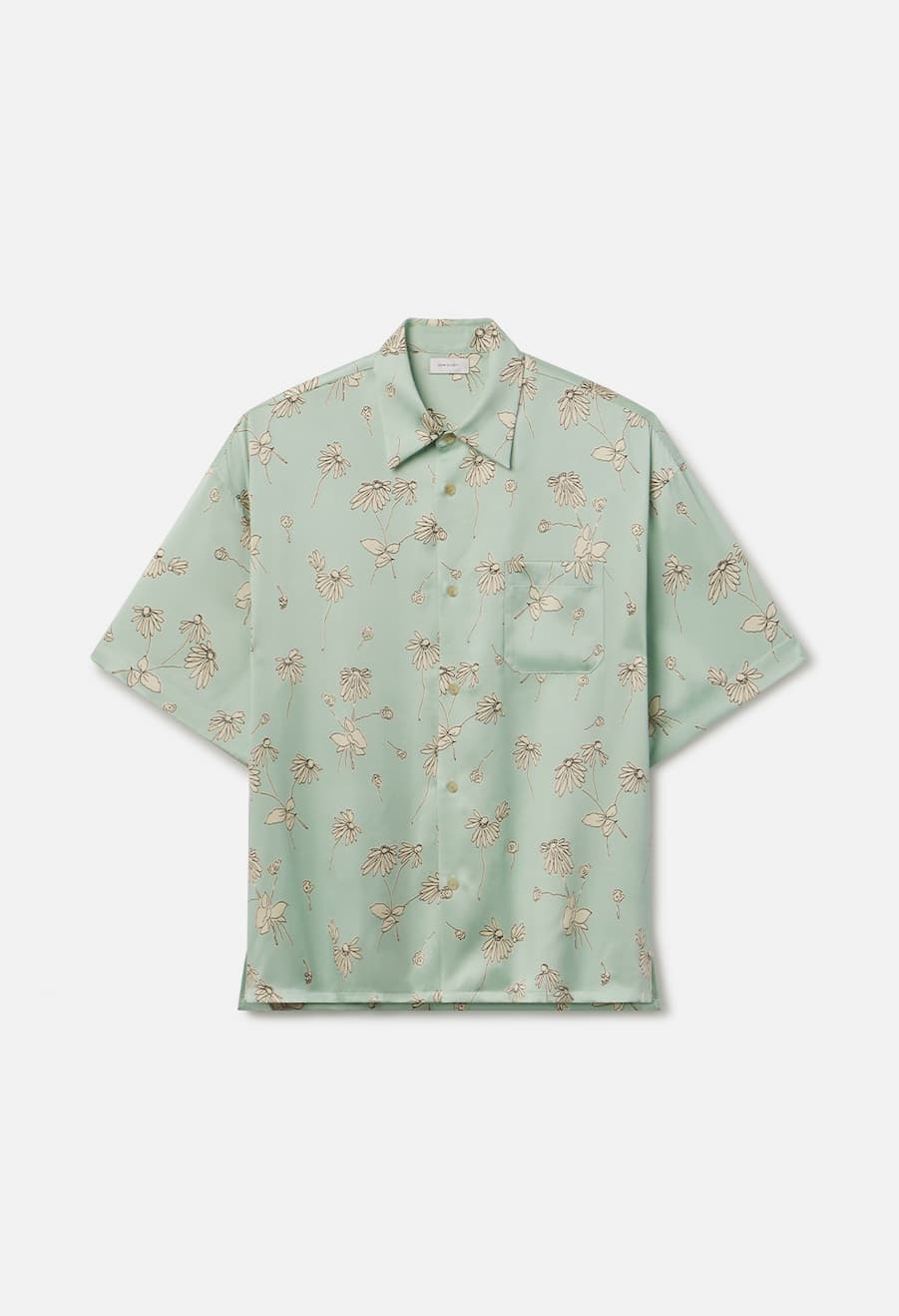 Brushed Silk Button Up