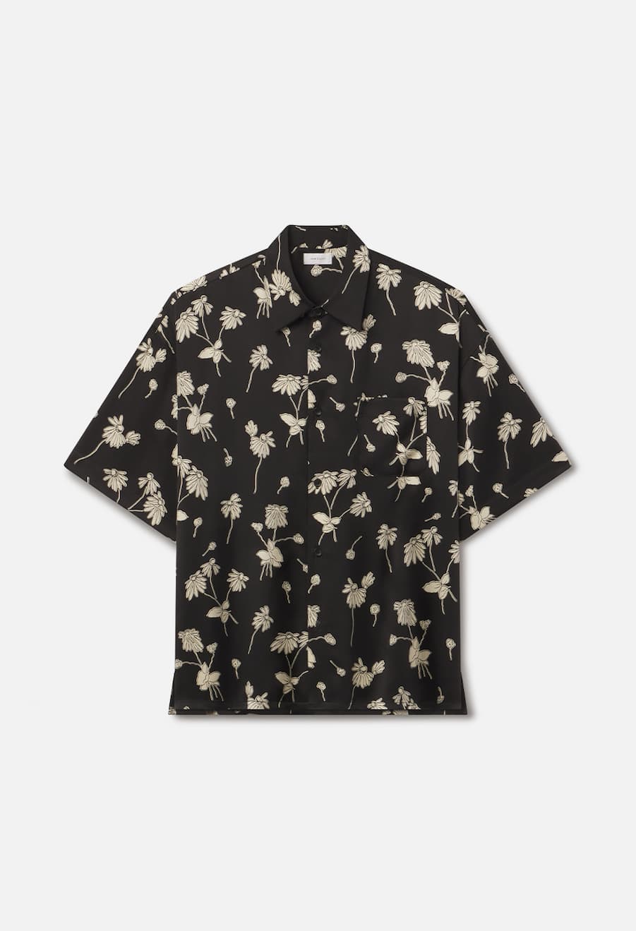 Brushed Silk Button Up
