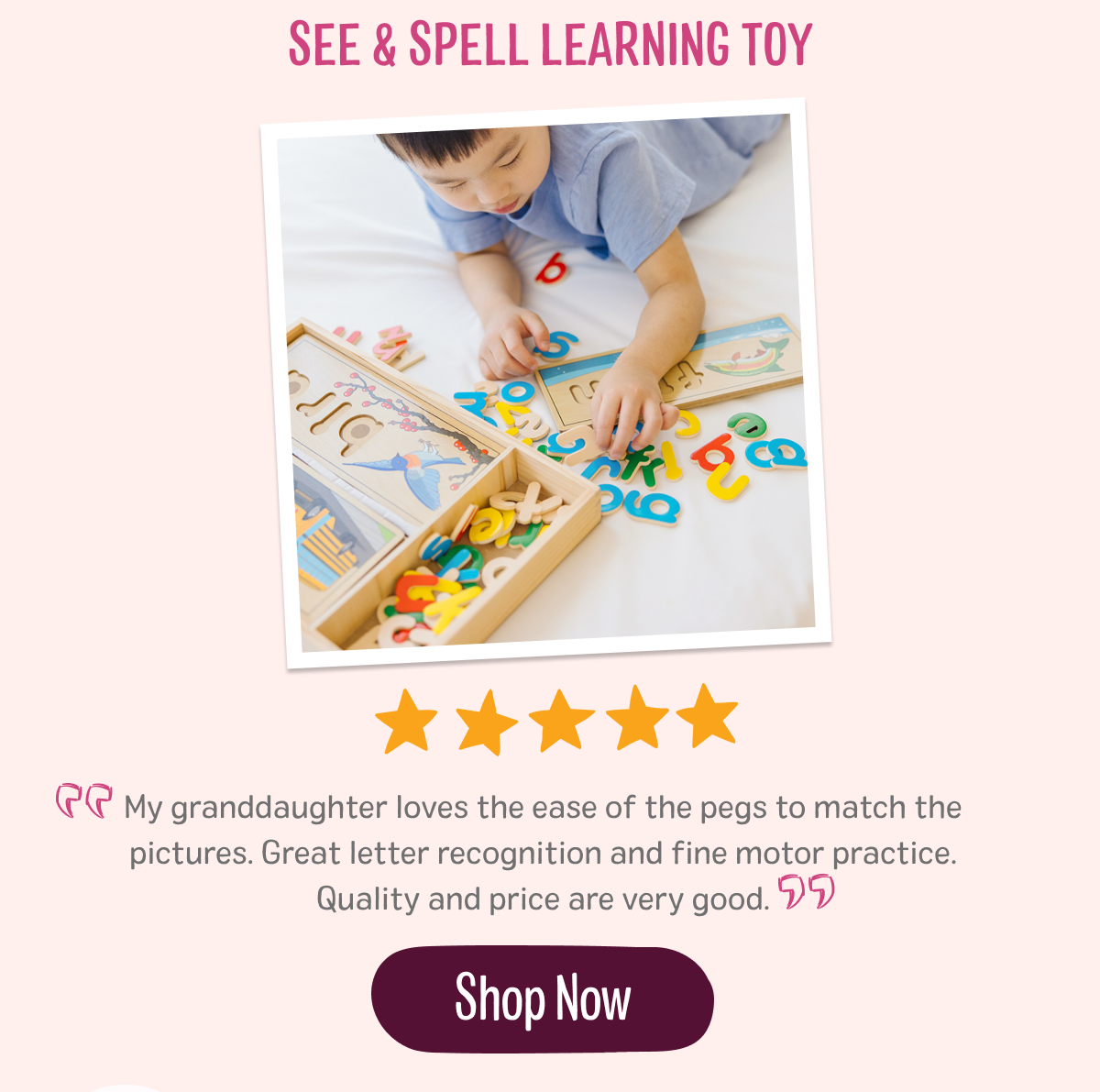 See & Spell Learning Toy