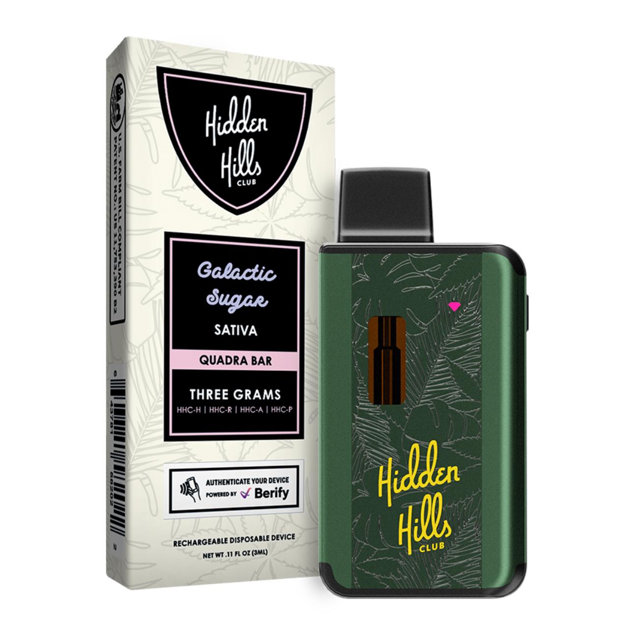 Hidden Hills Quadra Bar Disposable 3G