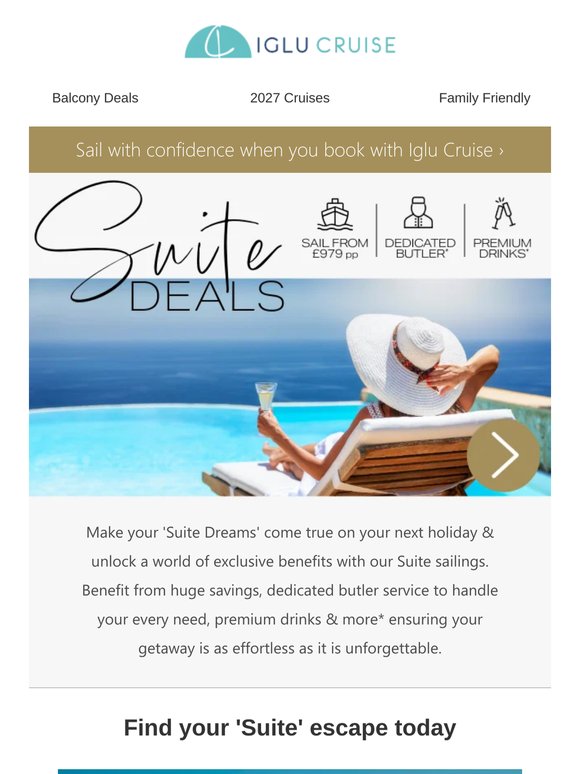 Suite Deals we know you'll love 💎