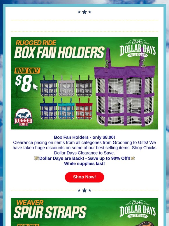 Box Fan Holders $8 💸 Dollar Day$ Deal