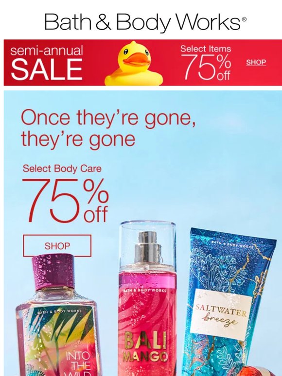 like a summer BBQ, Semi-Annual Sale is hot, hot, hot! 🔥