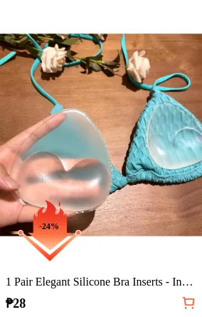 1 Pair Elegant Silicone Bra...