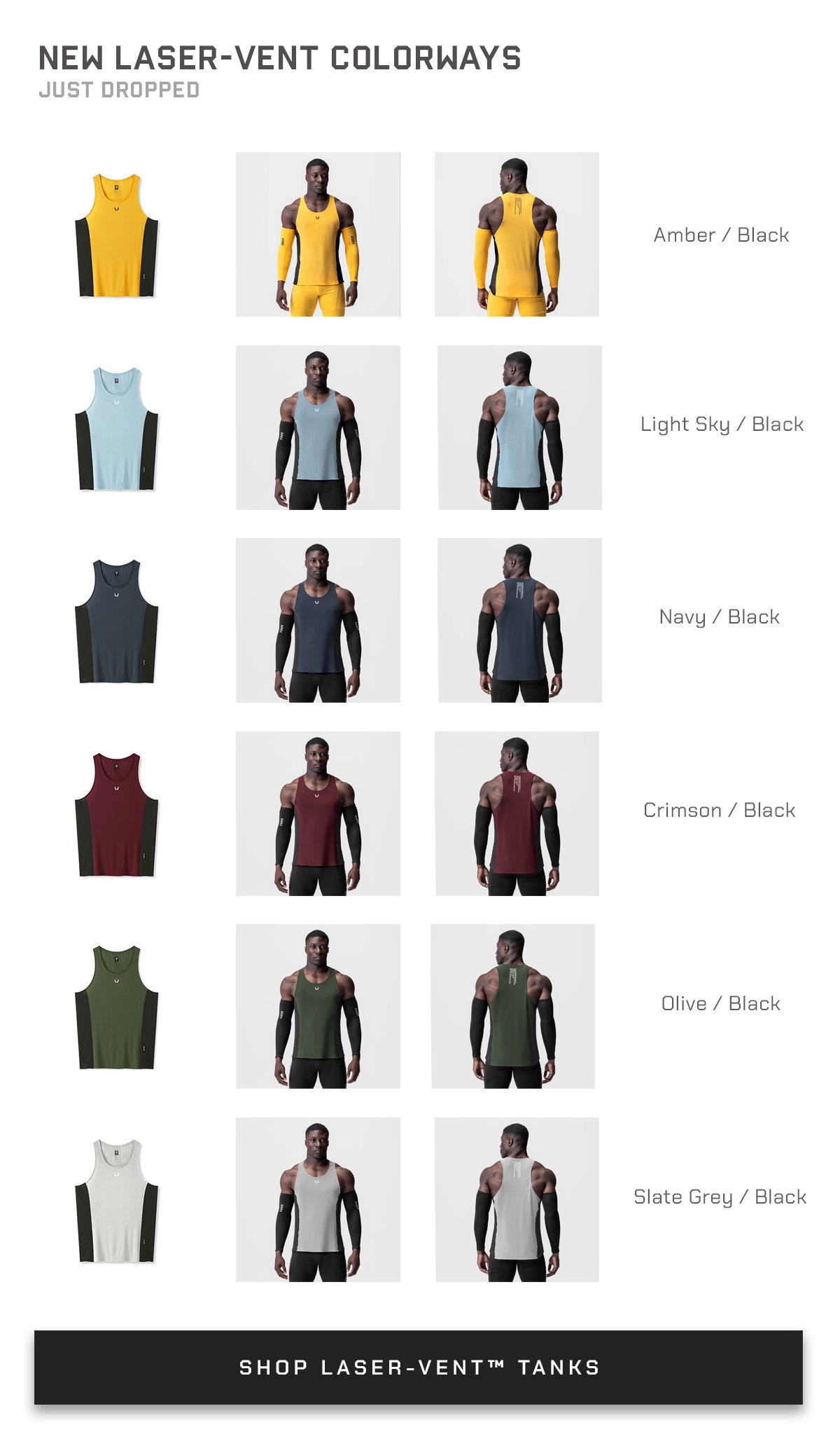 New Laser-Vent Colorways